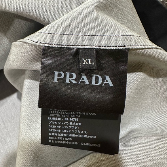 Prada Double Match FW20 Black Purple Red Horse Bowling Shirt - Picture 12 of 15